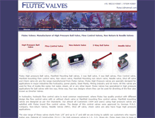 Tablet Screenshot of flutecvalves.com